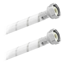 [3802] FamaFlex Poli-Acetal Para Agua Potable 1/2" FIP x 1/2" FIP x 55cm.-22"  (3802)