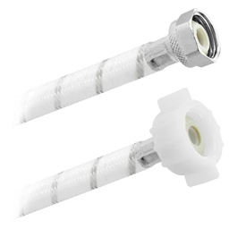 [3955] FamaFlex Poli-Acetal Para Sanitario 1/2" FIP x 7/8" AM x 55cm.-22"  (3955)