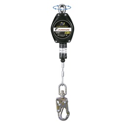 [SS-RETAC-20FT] SISTEMA RETRACTIL DE CABLE DE ACERO 20FT CARCASA PLASTICA