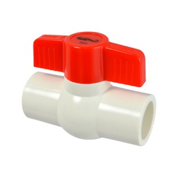 [100PS 25] 25MM.VALVULA D/ESFERA CEMENTAR PVC