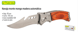 [9566] 9566 Navaja monte mango madera automática