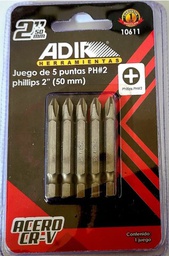 [JGO 5 PUNTAS 2" (50 MM) PH# 2] 10611 ADIR