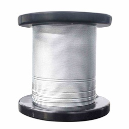 [B-010] CABLE DE ACERO GALVANIZADO 7X7 3/32" ROLLO 100M