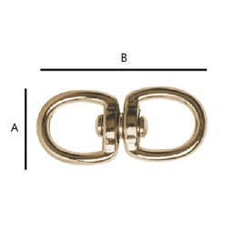 [C-00785] DESTORCEDOR LATON 1/2" (PRECIO X PIEZA - EMPAQUE GRANEL)