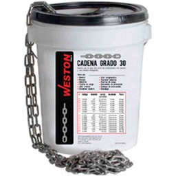 [D-300] CADENA D/ACERO GALV.1/4" 50KG GRADO 30            63.77 METROS