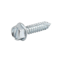 [PI-04030] PIJA PARA LAMINA HEXAGONAL  RANURADA GALV. #10x2" (Precio x Caja  c/400 piezas)