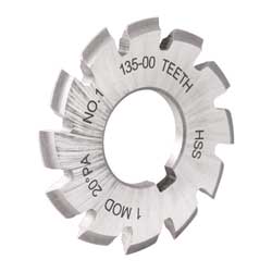 [ST-5-862-0250] CORTADOR P/ENGRANE 20° MOD 2.5 JUEGO 8P             2.75 X 1"